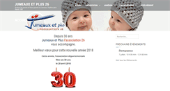 Desktop Screenshot of jumeauxetplus26.fr